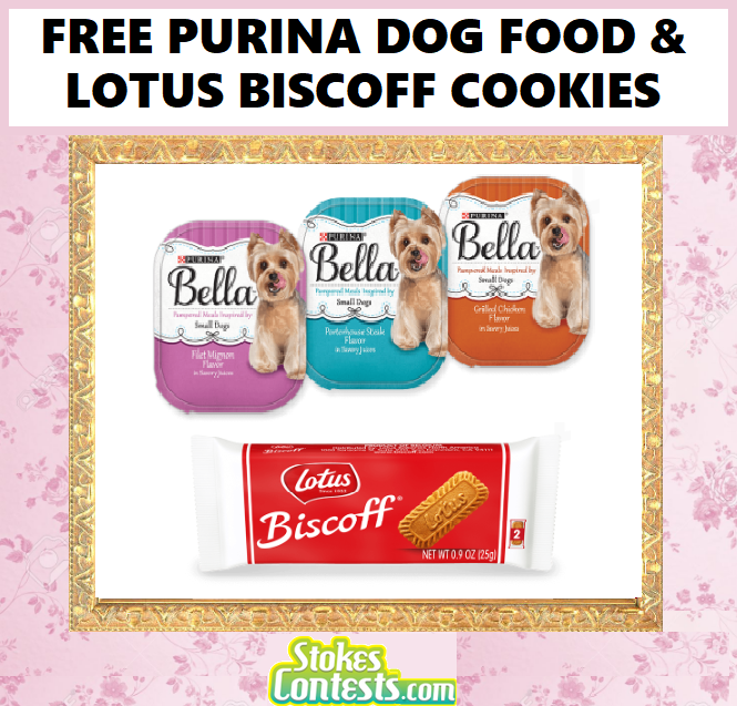 Image FREE Purina Bella Wet Dog Food & FREE Lotus Biscoff Cookies 