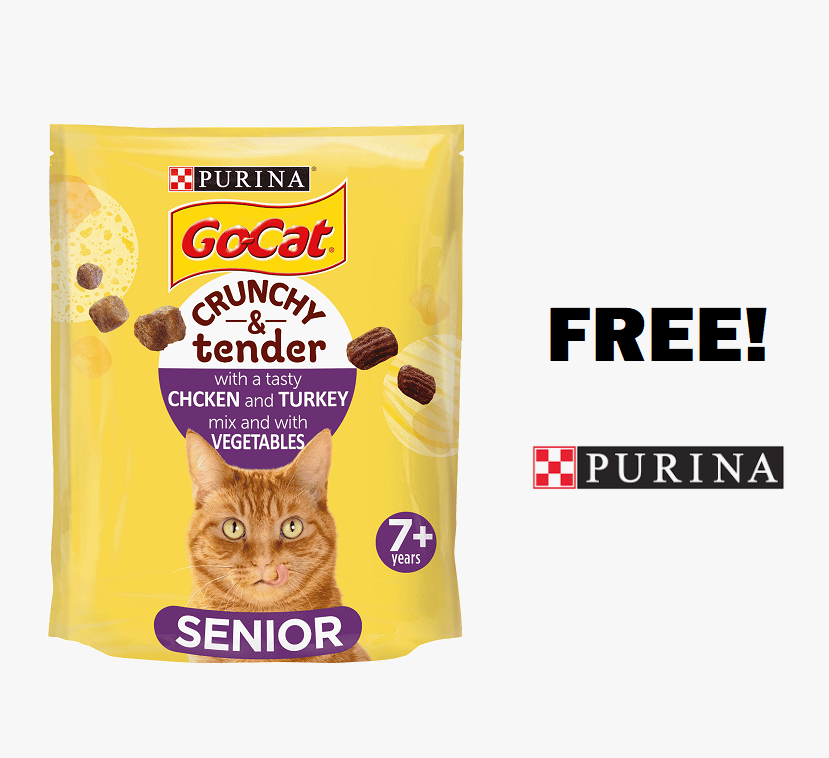 Image FREE Purina Cat Food.