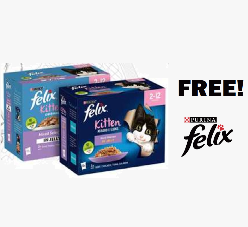 Image FREE Purina Felix Kitten PACK 