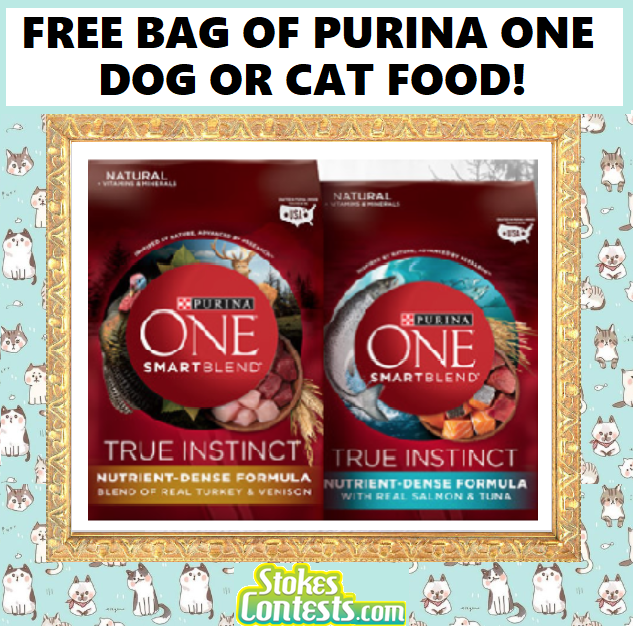 Image FREE BAG of Purina One Dog or Cat Food