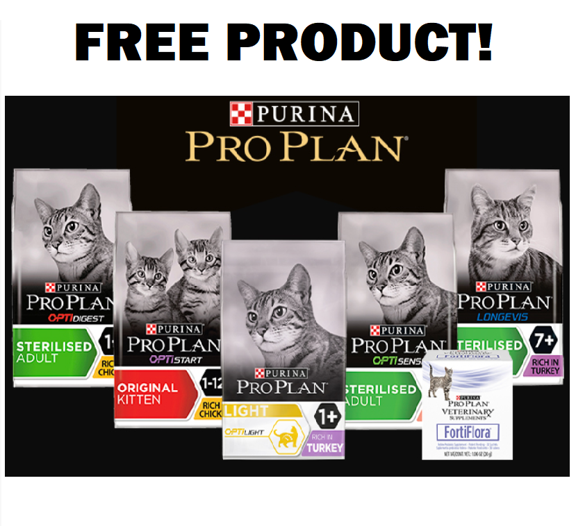 Image FREE Purina Pro-Plan Cat Food