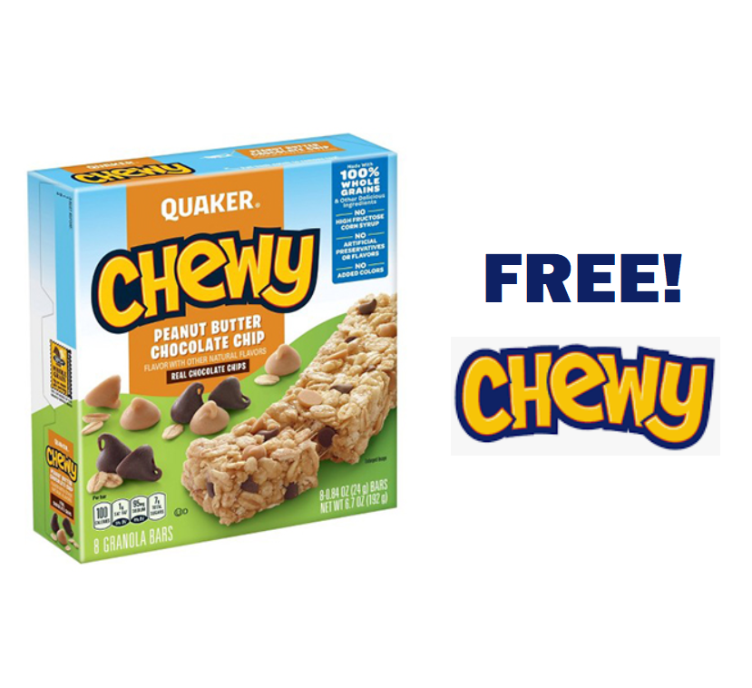 Image FREE Quaker Chewy Granola Bars