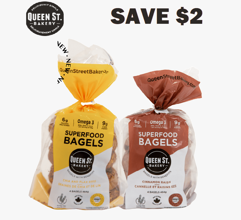 Image Save $2 On Queen St. Superfood Bagels