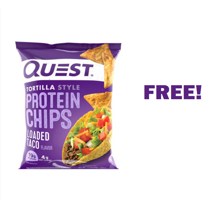 Image FREE Quest Loaded Taco Protein Chips