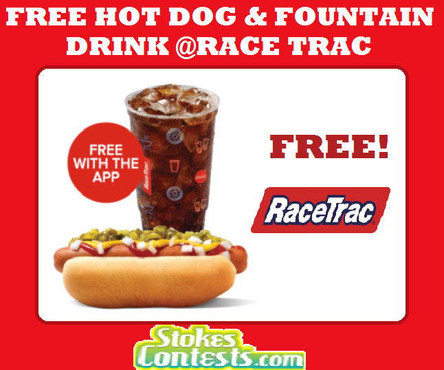 Image FREE Hot Dog & Fountain Drink @RaceTrac