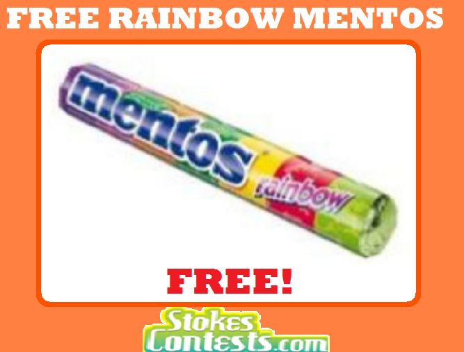 Image FREE Rainbow Mentos Opportunity