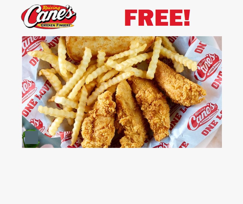 Image FREE Chicken Tender at Raising Cane’s