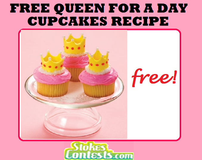 Image FREE Queen for a Day Cupcake Recipe