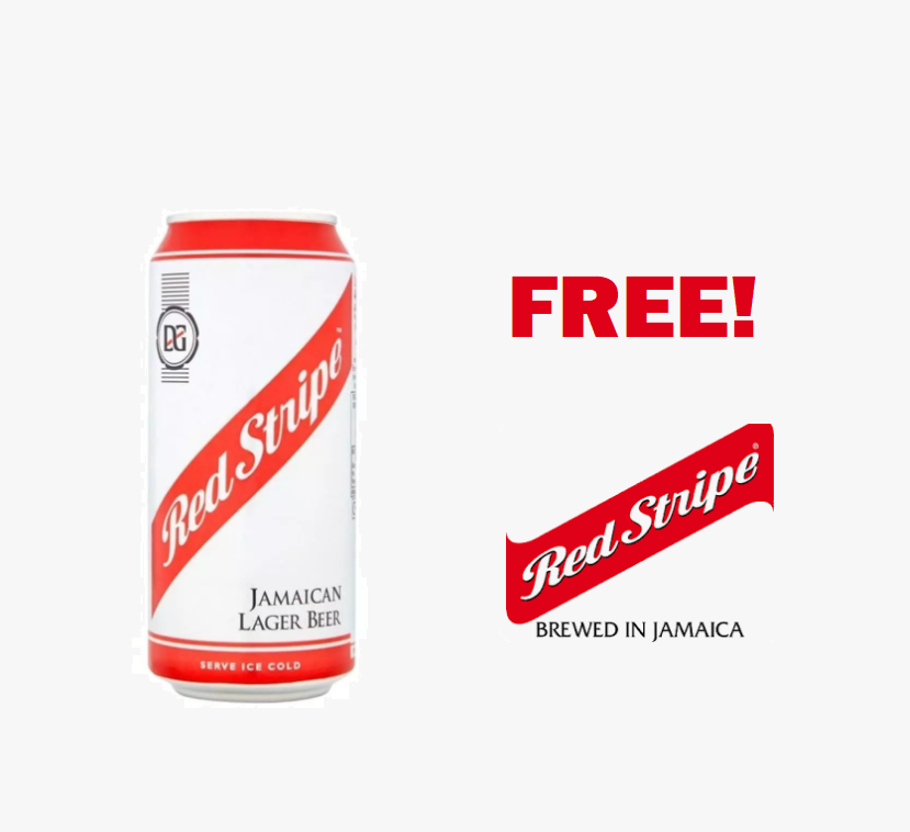 Image FREE Red Stripe Drink