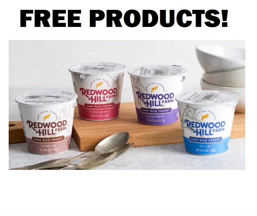 Image FREE Redwood Hill Farm Goat Milk Yogurt & FREE Reusable Bamboo Spoon 