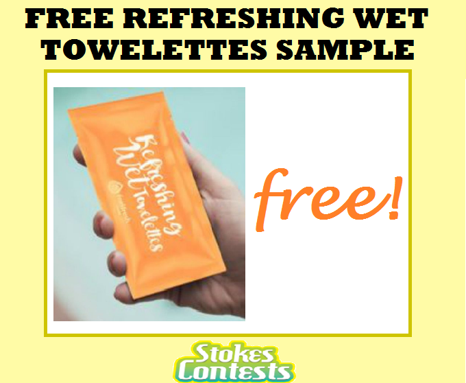 Image FREE Refreshing Wet Towelettes Samples