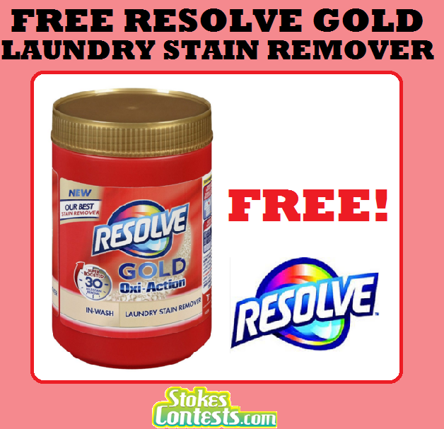 Image FREE Resolve Gold Oxi-Action Powder or Gel Mail in Rebate.