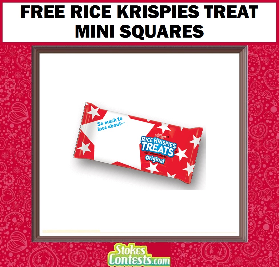 Image FREE Rice Krispies Treat Mini Squares