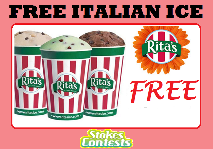 Image FREE Rita’s Italian Ice TODAY Only!