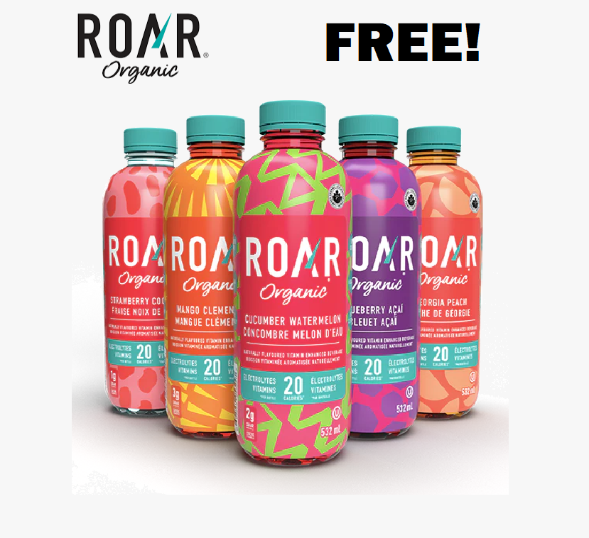 Image FREE Roar Organic Vitamin Enhanced Beverage 