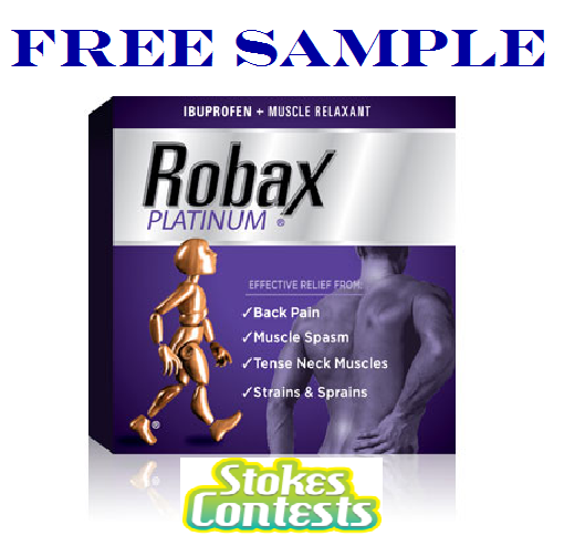 Image FREE Robax Platinum Pain Reliever Sample