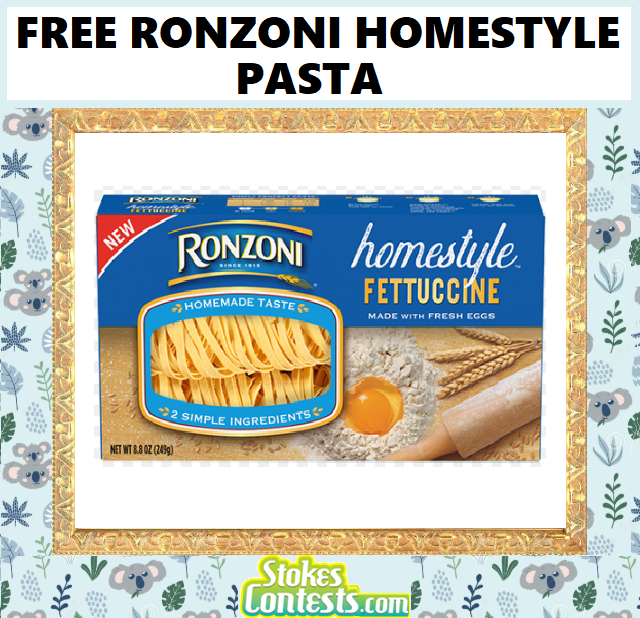 Image FREE Ronzoni Homestyle Pasta