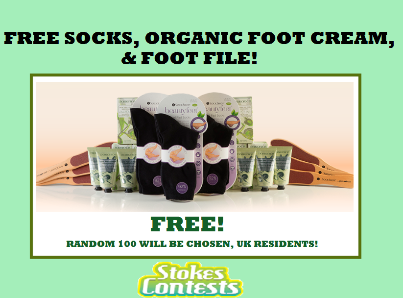 Image FREE Socks, Organic Foot Cream, & Foot File