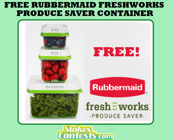 Image FREE Rubbermaid FreshWorks Produce Saver Container