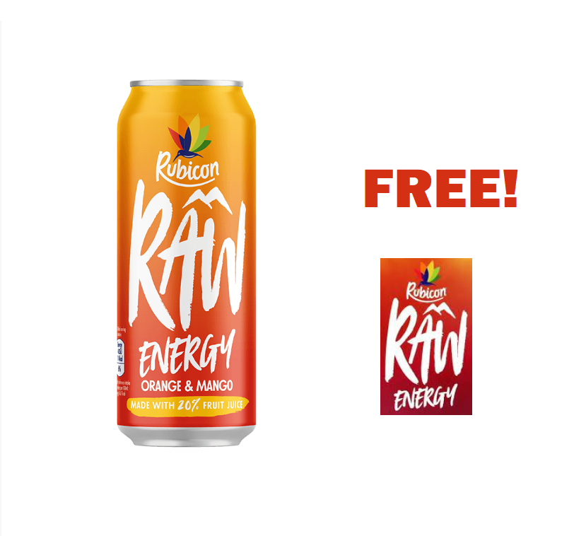 Image FREE Rubicon Raw Energy Drink