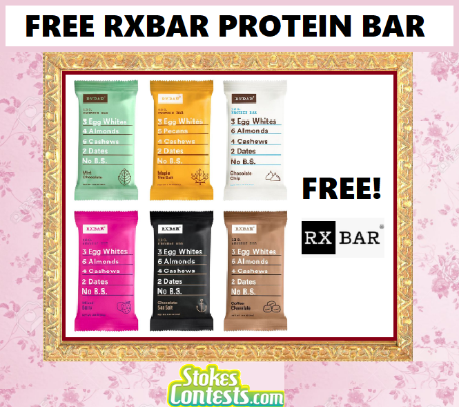 Image FREE RXBAR Protein Bar TODAY ONLY!!