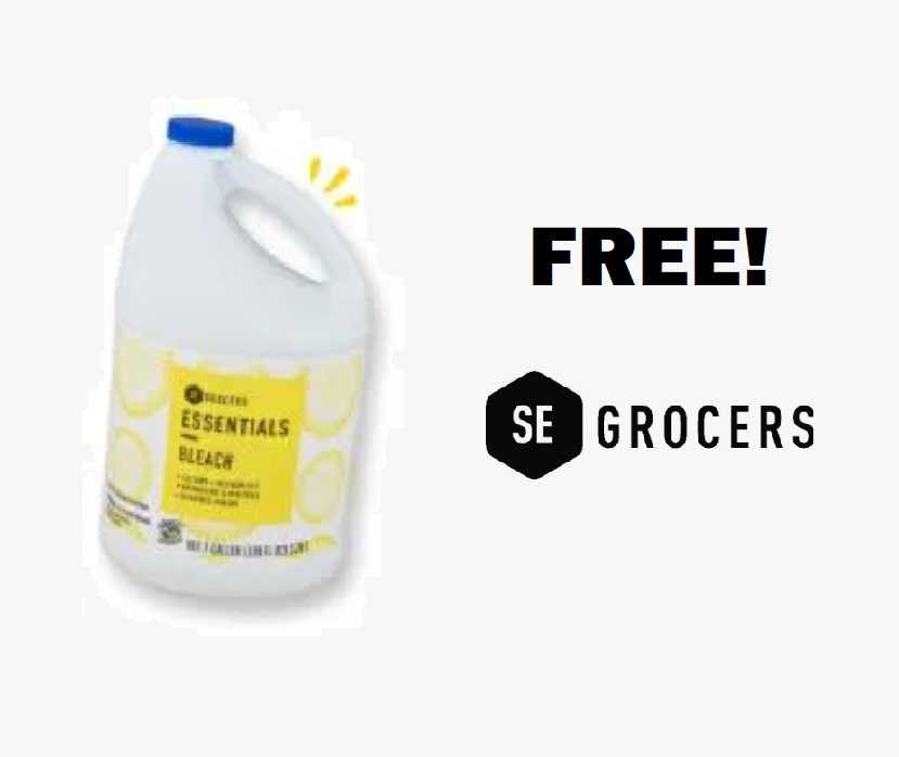 Image FREE 128 oz SE Grocers Essentials Bleach