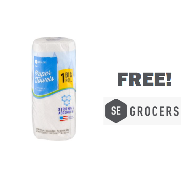 Image FREE SE Grocers Big Roll Paper Towels