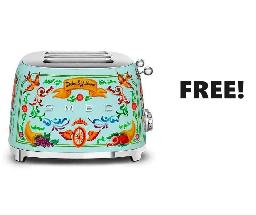 Image FREE SMEG x Dolce & Gabbana Toaster