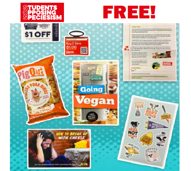 Image FREE SOS Break Up Box With Vegan Nacho Cheese Porkless Rinds, Stickers & MORE!