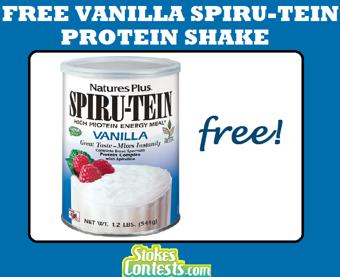 Image FREE Vanilla SPIRU-TEIN Protein Shake