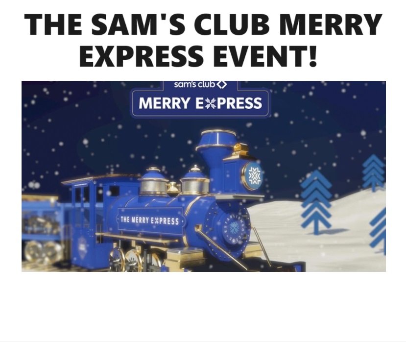 Image The Sam’s Club Merry Express Event – Get FREE Gifts, Food and MORE!