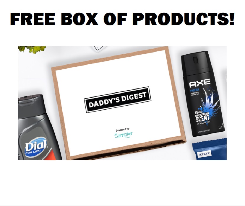Image FREE BOX of Products from Daddy’s Digest