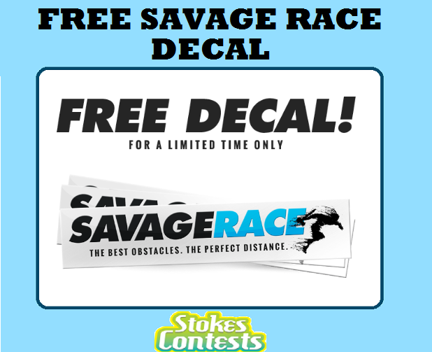 Image FREE Savage Race Decal