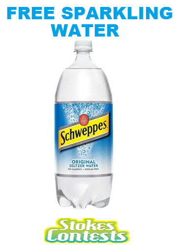 Image FREE Schweppes Sparkling Seltzer Water