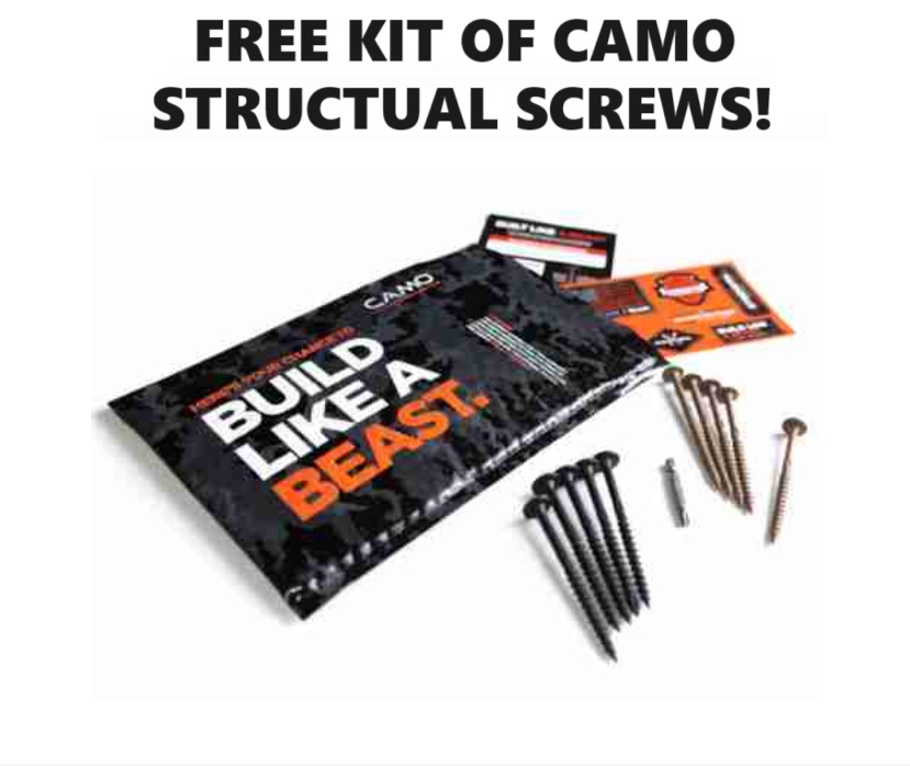 Image FREE Kit of CAMO Structural Screws