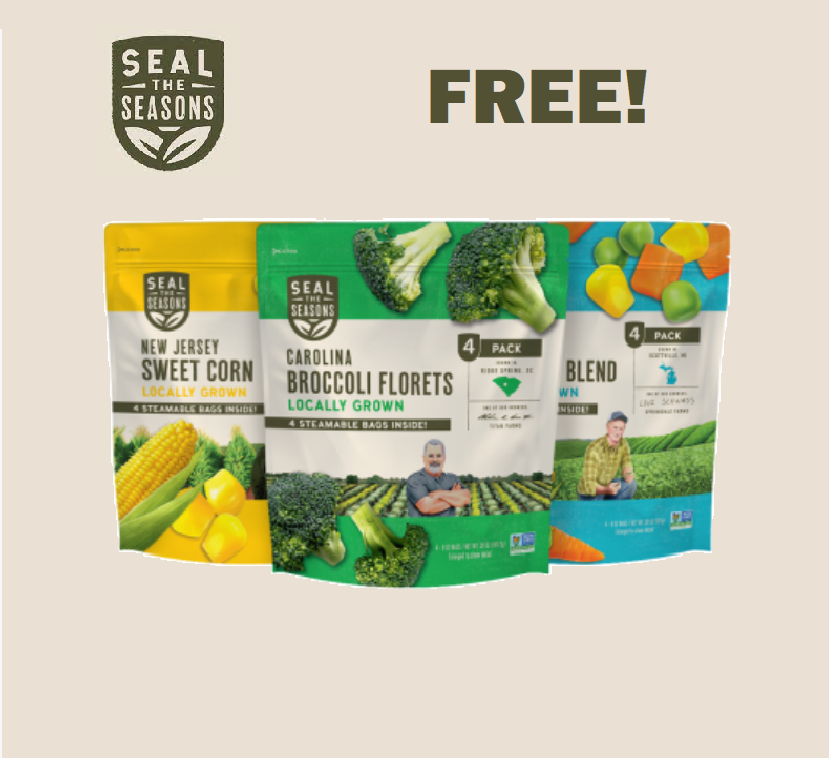 Image FREE Bag of Seal the Seasons Frozen Vegetables