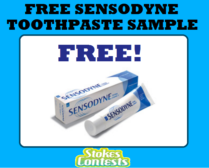 Image FREE Sensodyne Toothpaste Sample