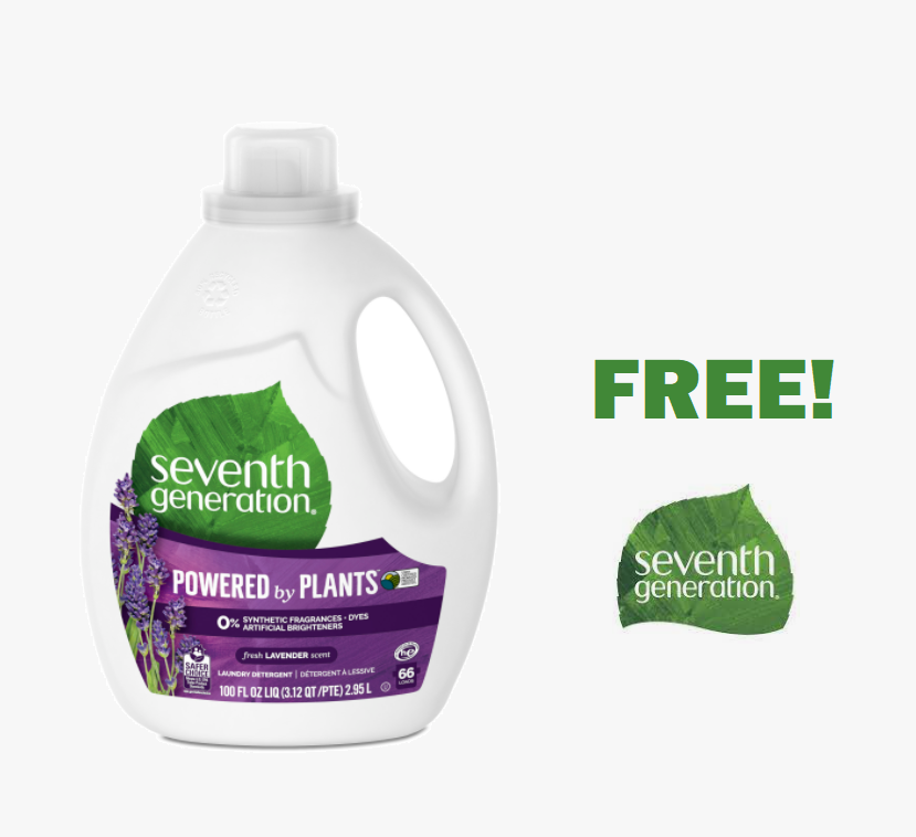 Image FREE Seventh Generation Laundry Detergent
