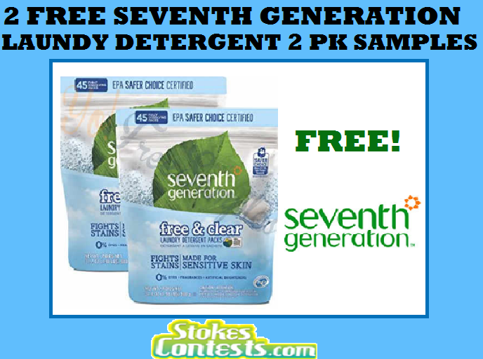 Image 2 Seventh Generation Free & Clear Laundry Detergent 2-pk Samples