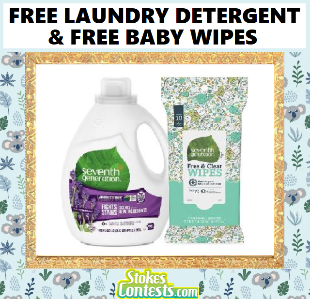 Image FREE Seventh Generation Laundry Detergent & FREE Baby Wipes