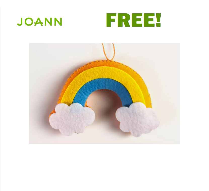 Image FREE Sew & Stuff Rainbow Take Home Kit at Joann’s on May 7