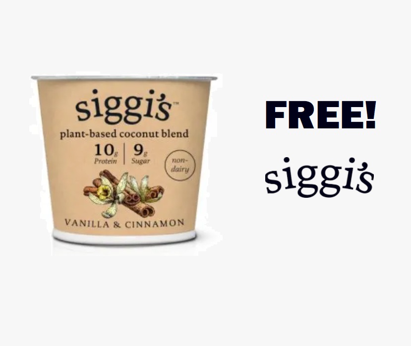 Image FREE Siggi’s Plant-Based Coconut Blend Yogurt!