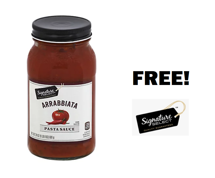 Image FREE Signature Select Pasta Sauce