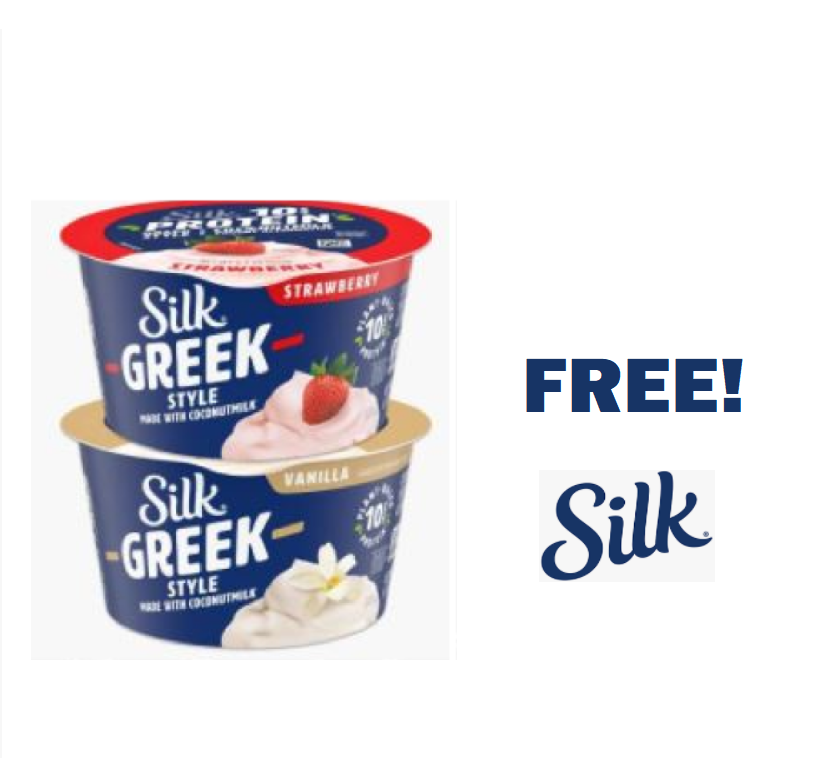 Image FREE Silk Greekstyle Coconutmilk Yogurt Alternative