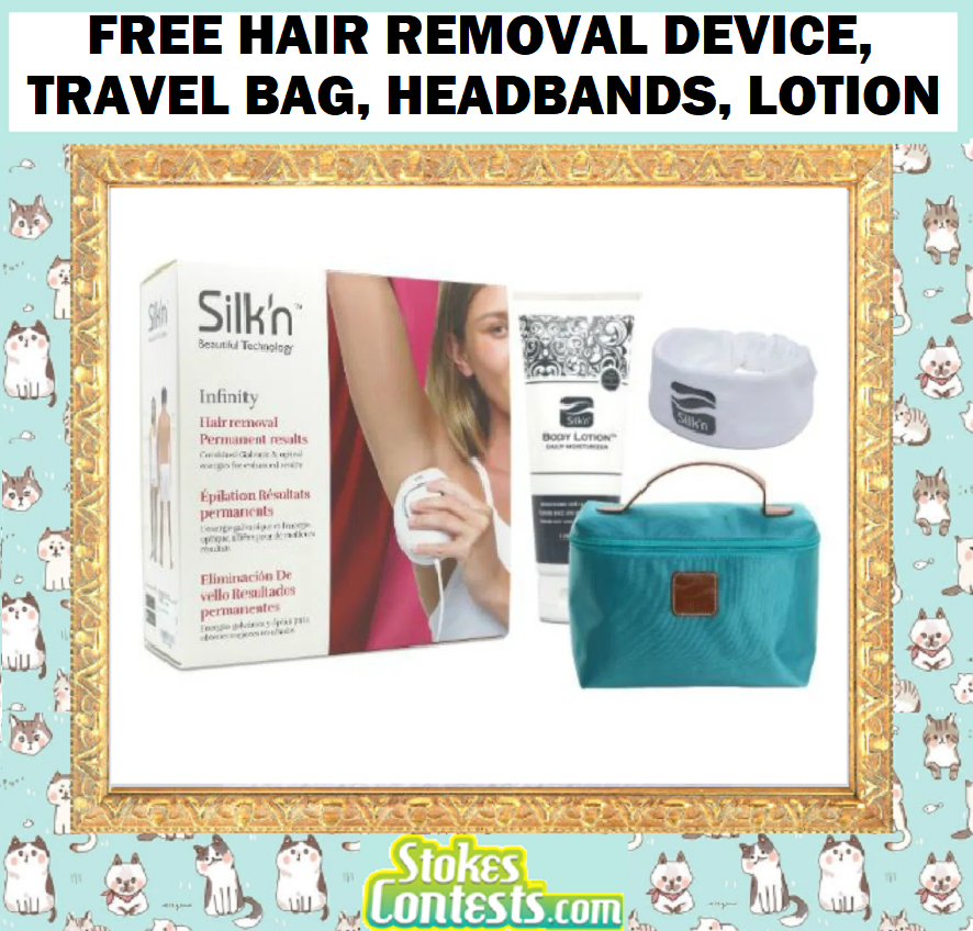 Image FREE Hair Removal Device, Silk’n Lux Body Lotion, Travel Bag & Headbands! VALUED at $500!!