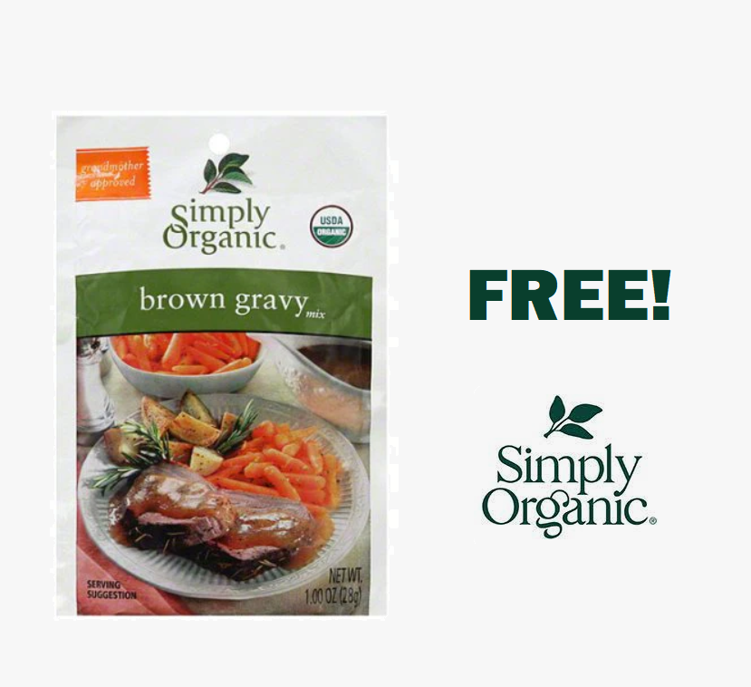 Image FREE Packet Of Simply Organic Brown Gravy Mix