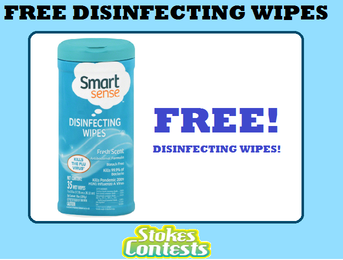 Image FREE Smart Sense Disinfecting WIpes TODAY ONLY!