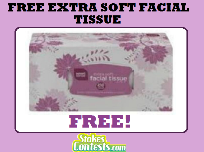 Image FREE Smart Sense Extra Soft Facial Tissue TODAY ONLY!