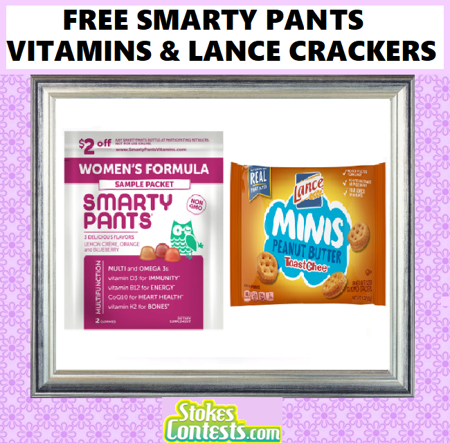 Image FREE Smarty Pants Women's Vitamins & FREE Lance Minis Crackers