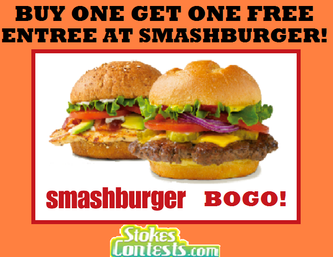 Image Buy One Entree, Get One FREE at Smashburger!